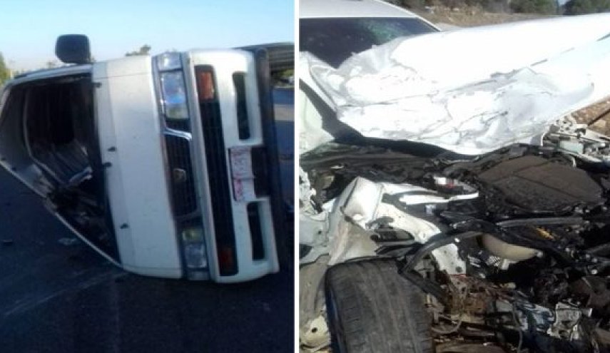 إصابة 5 أشخاص بحادث سير على طريق دمشق حمص