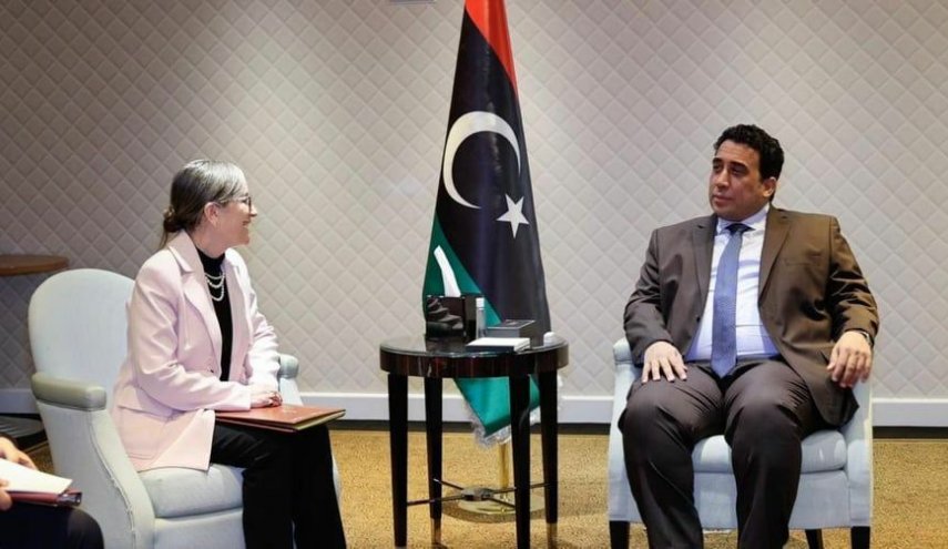 المنفي وبودن یناقشان ملفات مشتركة بين لیبیا و تونس
