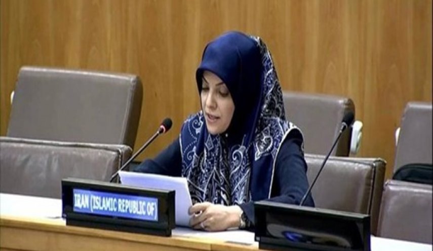 مندوبة ايران: لابد من مساءلة الكيان الصهيوني لإراقته دماء الشعب الفلسطيني