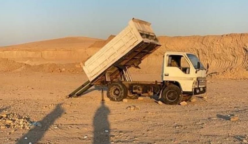  ضبط عجلة محملة بمنصات لاطلاق الصواريخ في نينوى  