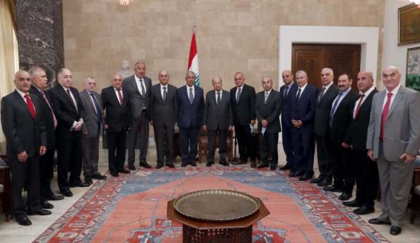  عون يأمل أن تكون السنة الاخيرة لولايتة بداية النهوض في لبنان