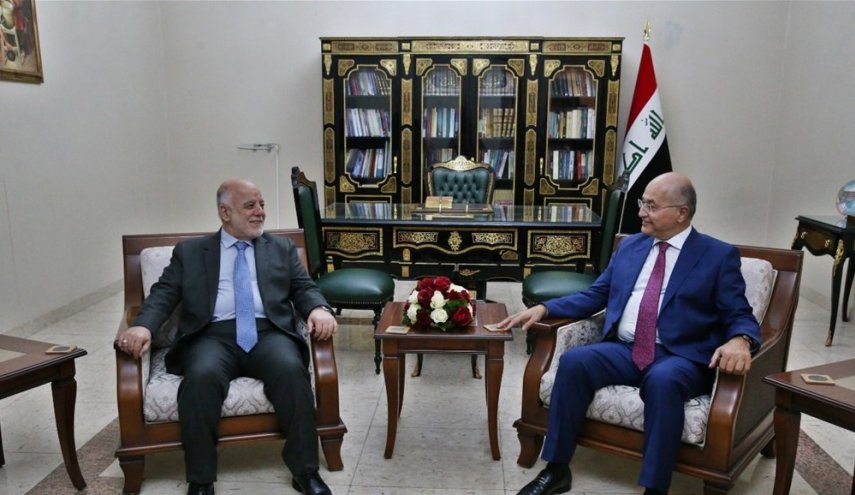 رئيس العراق والعبادي يؤكدان على حسم الطعون الانتخابية