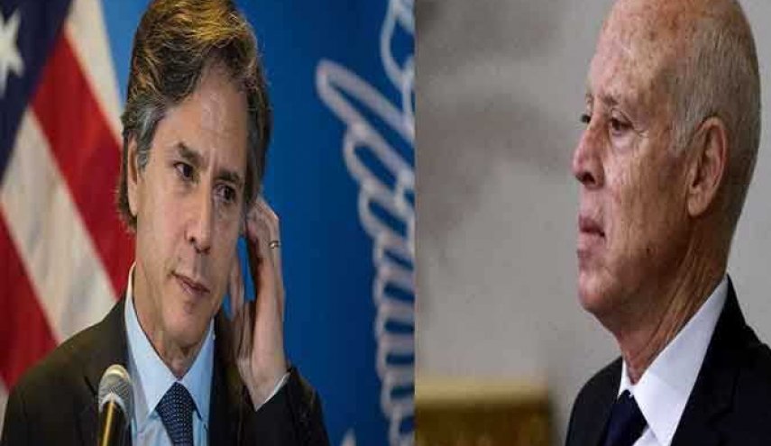 الرئيس التونسي لبلينكن: الدستور لم يعلق وما يتم نشره 