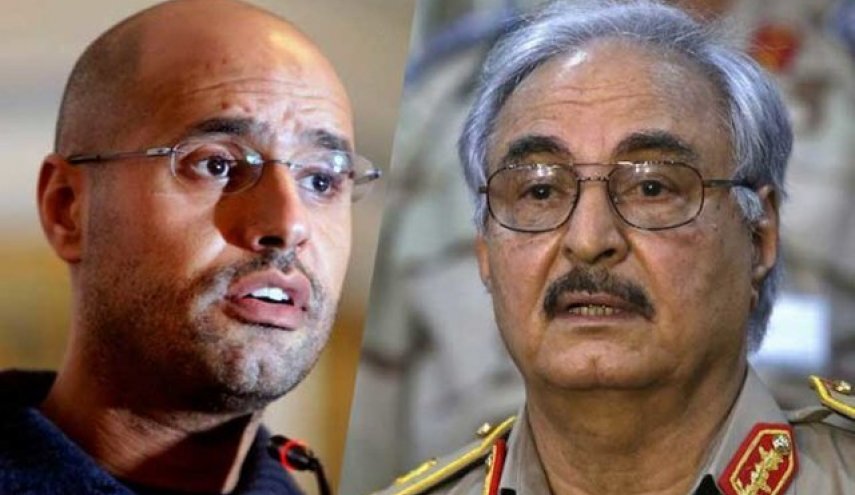 ليبيا.. المدعي العام العسكري يطالب بوقف إجراءات ترشيح القذافي وحفتر (صورة)
