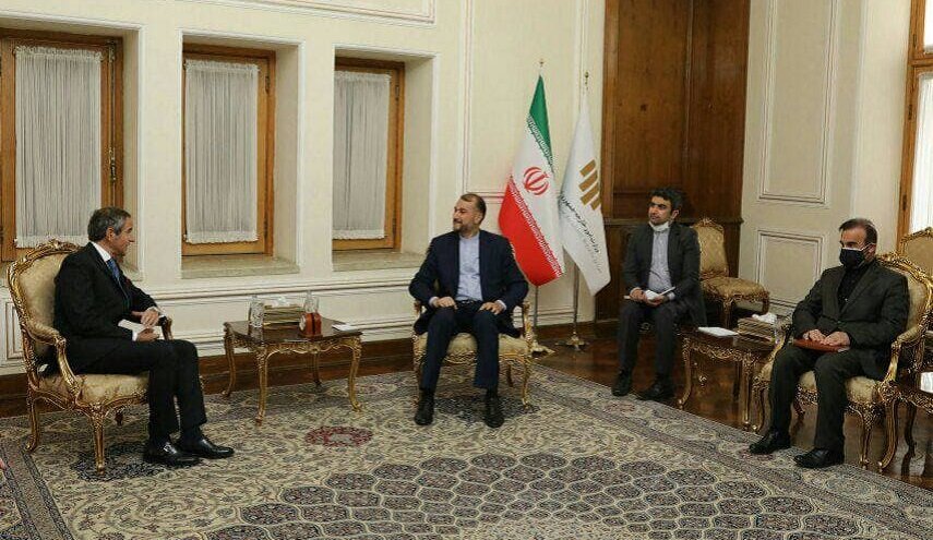 هذا ما أكد عليه أميرعبداللهيان وغروسي بلقائهما في طهران