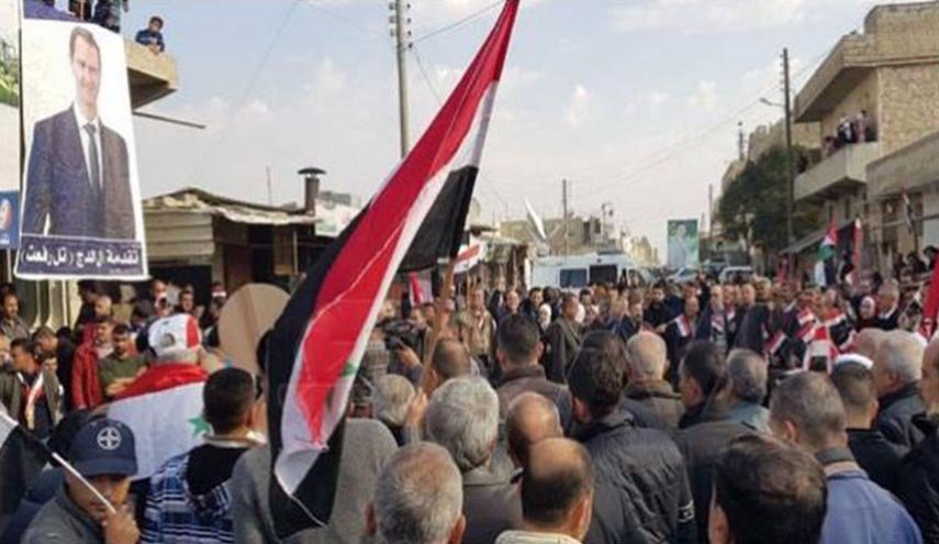 أهالي تل رفعت السورية يجددون رفضهم للاحتلال التركي (صور)