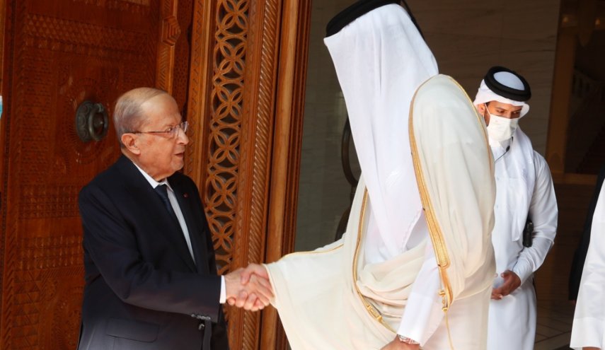 عون لأمير قطر: المرحلة تتطلب وقوف الدول العربية الى جانب لبنان