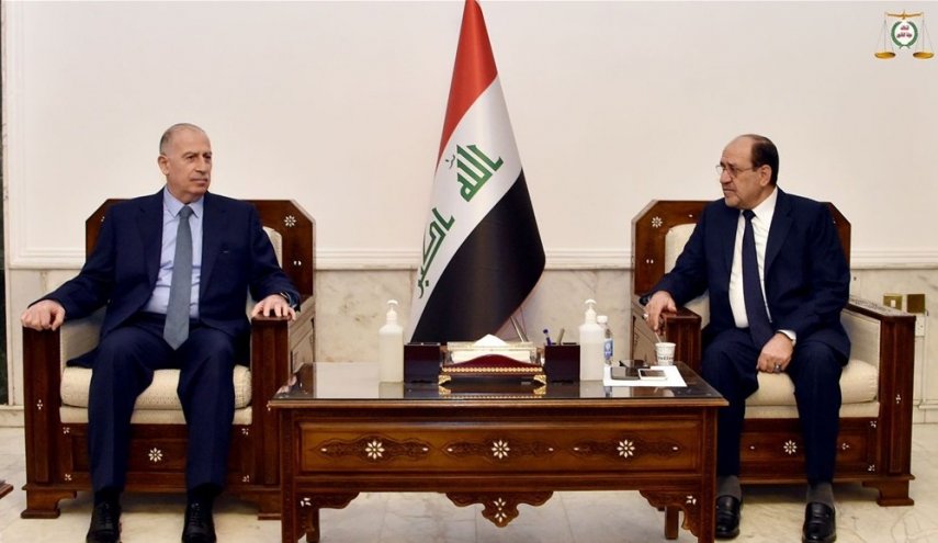 المالكي والنجيفي يناقشان تداعيات ازمة نتائج الانتخابات العراقية
