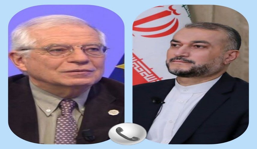أمير عبد اللهيان يبحث مع بوريل مفاوضات الغاء الحظر