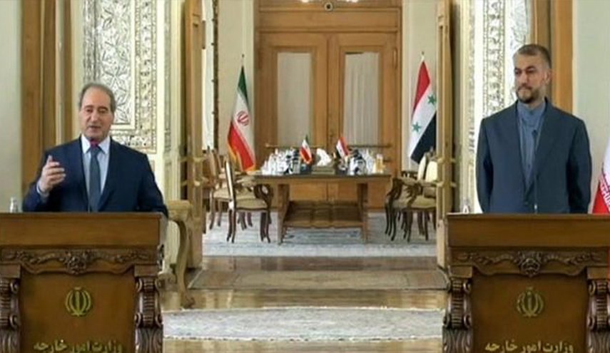 المقداد: علاقاتنا مع إيران استراتيجية وتهدف لبناء مستقبل واعد