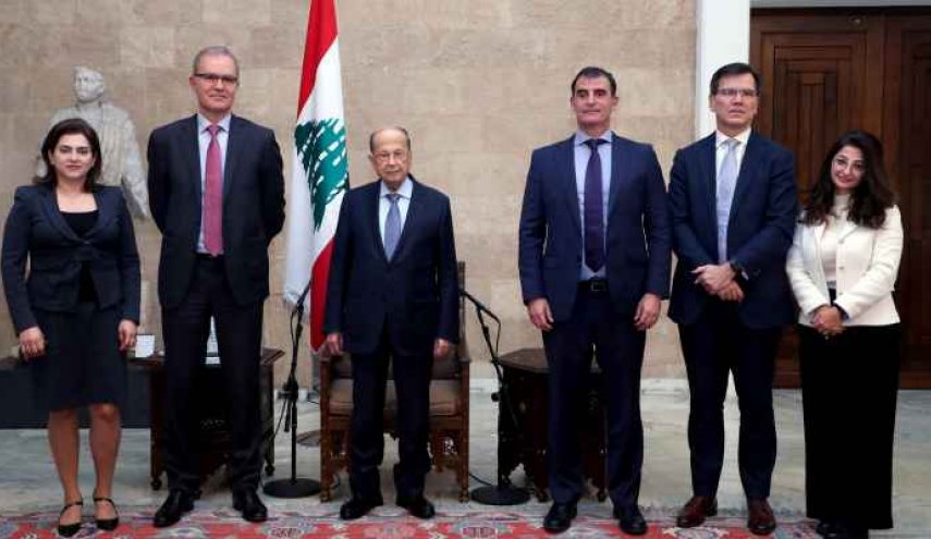 عون: لبنان ملتزم بوضع خطة إصلاحية والتعاون مع صندوق النقد
