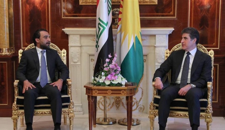 لقاء الحلبوسي وبارزاني للتباحث حول خطوات تشكيل الحكومة