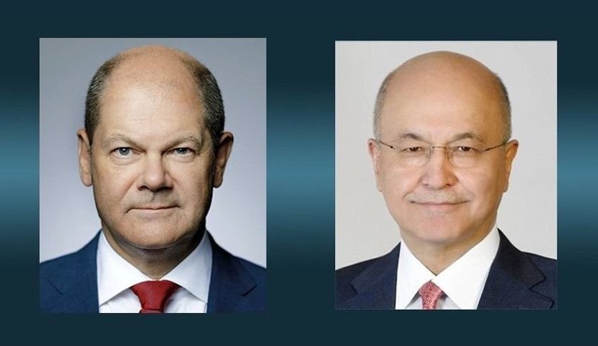 الرئيس العراقي يُهنئ المستشار الألماني الجديد