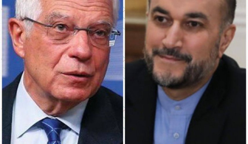 اتصال هاتفي بين بوريل وأمير عبد اللهيان حول محادثات فيينا