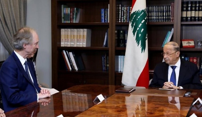 هذا ما قاله عون للمبعوث الأممي غير بيدرسون حول سوريا 
