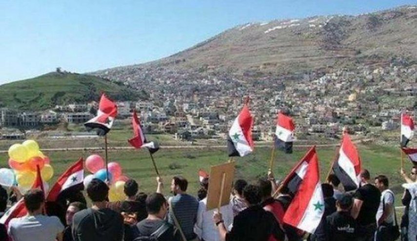 أهالي الجولان: الجولان عربي سوري والاحتلال إلى زوال
