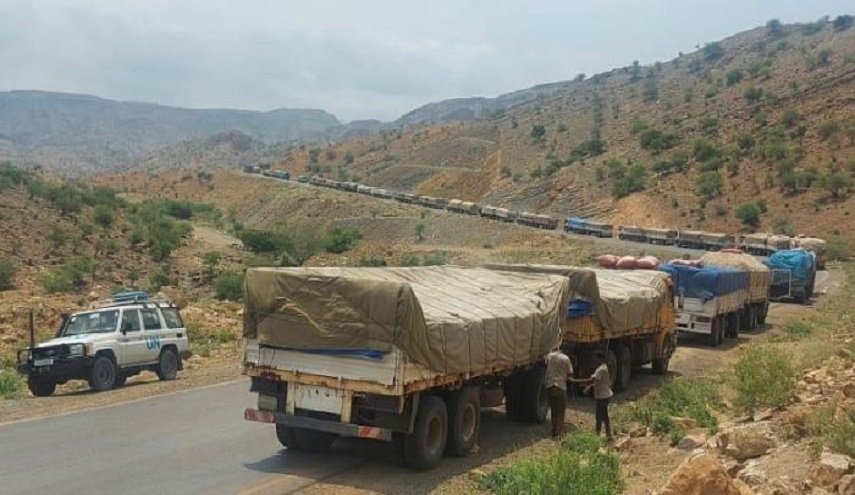 استيلاء الجيش الإثيوبي على 18 شاحنة إغاثية في أمهرة