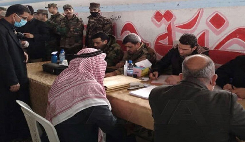 بالصور.. استمرار عملية التسوية في مركز الميادين بريف دير الزور 