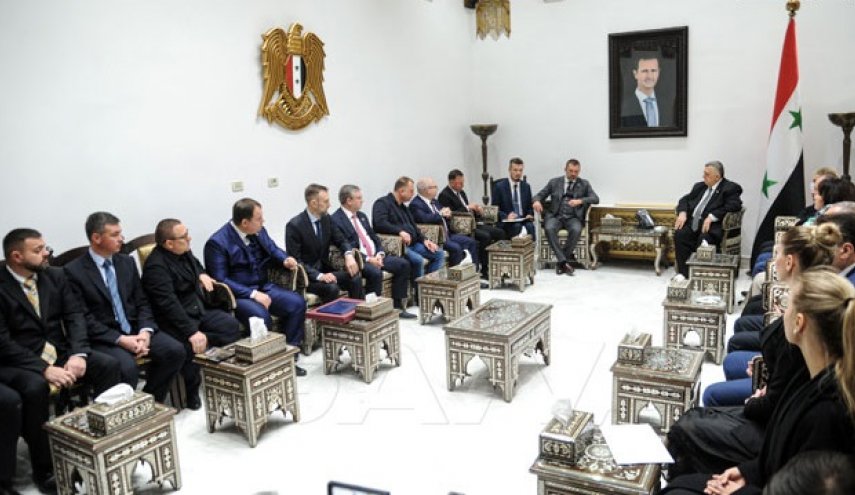 صباغ يشدد على أهمية توطيد العلاقات مع موسكو