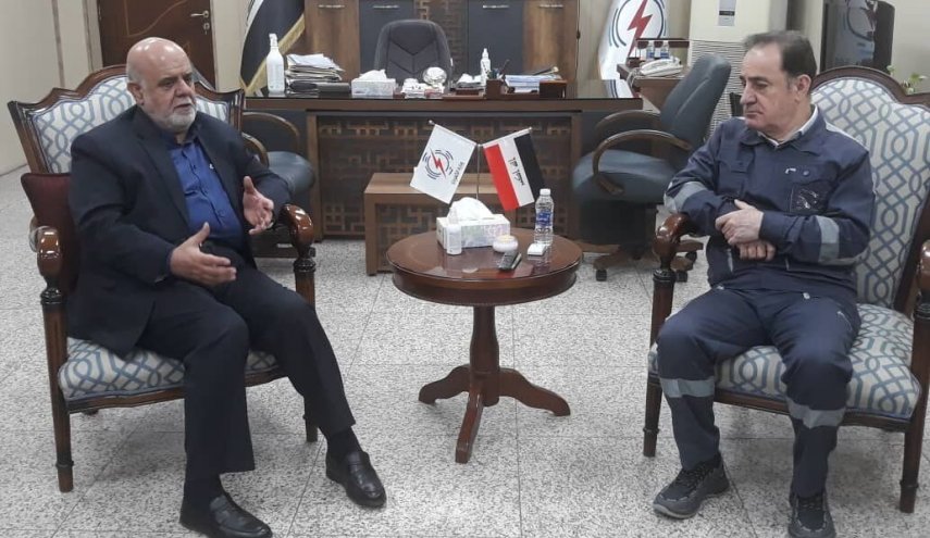 السفير مسجدي يبحث مع وزير الكهرباء العراقي سبل تعزيز العلاقات