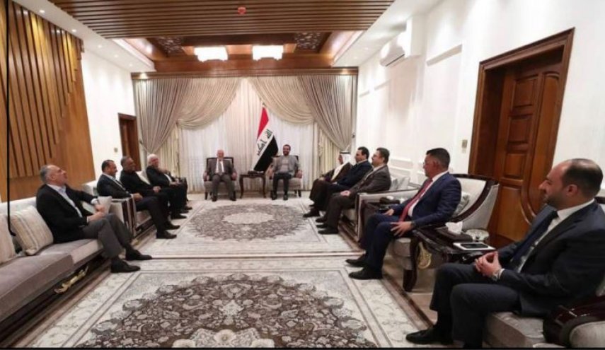 وفد من الاطار التنسيقي يبحث مع الحلبوسي تقريب وجهات النظر بين الطرفين