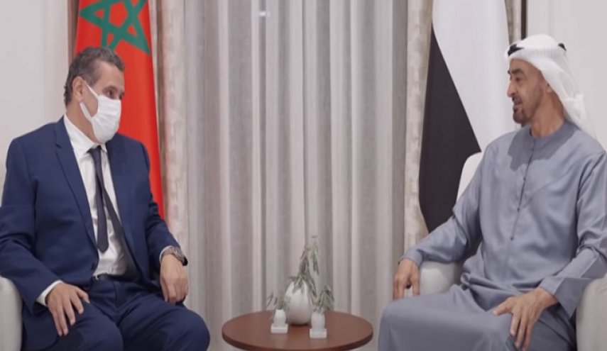 لقاء بين ولي عهد أبو ظبي ورئيس الحكومة المغربية في الامارات