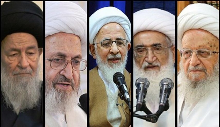 الرئيس الايراني يلتقي مراجع الدين في قم المقدسة