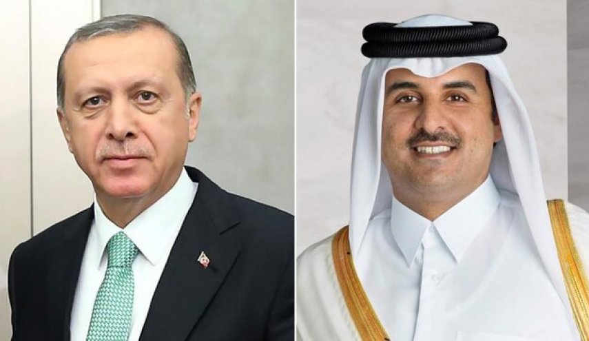 أمير قطر والرئيس التركي يبحثان العلاقات الثنائية