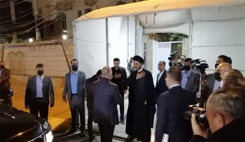 الكاظمي يلتقي السيد الصدر في الحنانة بالنجف الاشرف