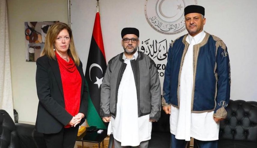 رئيس المجلس الاعلى بليبيا يبحث سبل تسهيل إجراء الانتخابات مع المستشارة الاممية