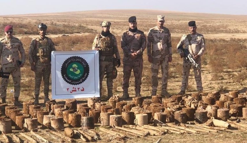 شاهد: براميل متفجرة وصواريخ تحت الارض في نينوى!