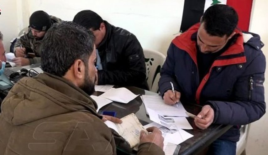 تواصل عملية التسوية في مركز الشميطية بريف دير الزور
