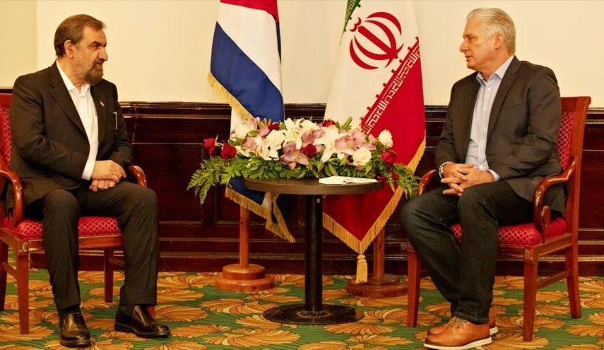 ایران وکوبا تؤکدان علی تعزيز العلاقات الثنائية في مواجهة الحظر الامریکي