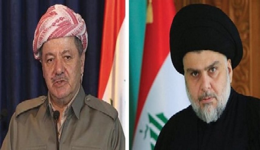 الصدر وبارزاني يشددان على ضرورة توحيد الصف الوطني