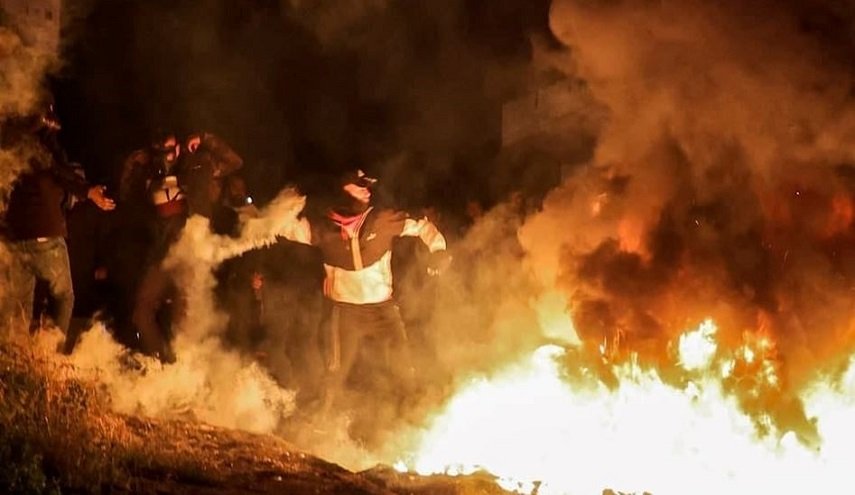 إصابات بمواجهات بين الفلسطينيين والاحتلال في نابلس