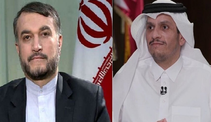 وزيرا خارجية ايران وقطر يستعرضان العلاقات الثنائية والمستجدات الاقليمية
