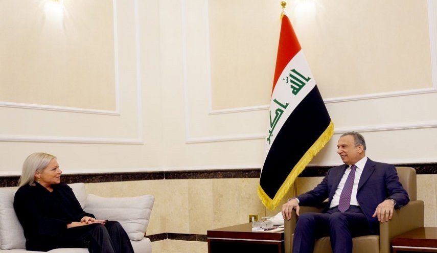بلاسخارت تؤكد للكاظمي أهمية انتهاج الحوار سبيلاً لحل الخلافات

