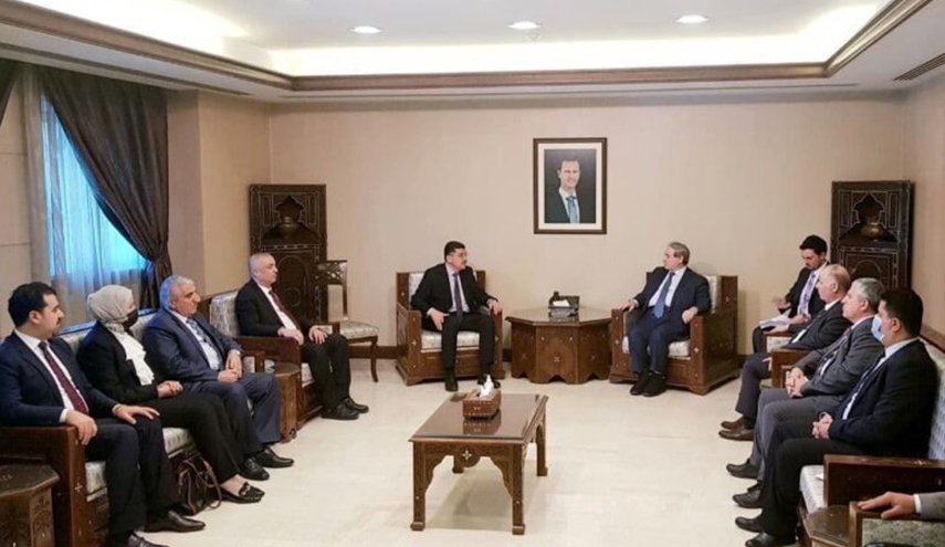 المقداد يلتقي وزير الموارد المائية العراقي.. وهذا ما تم بحثه