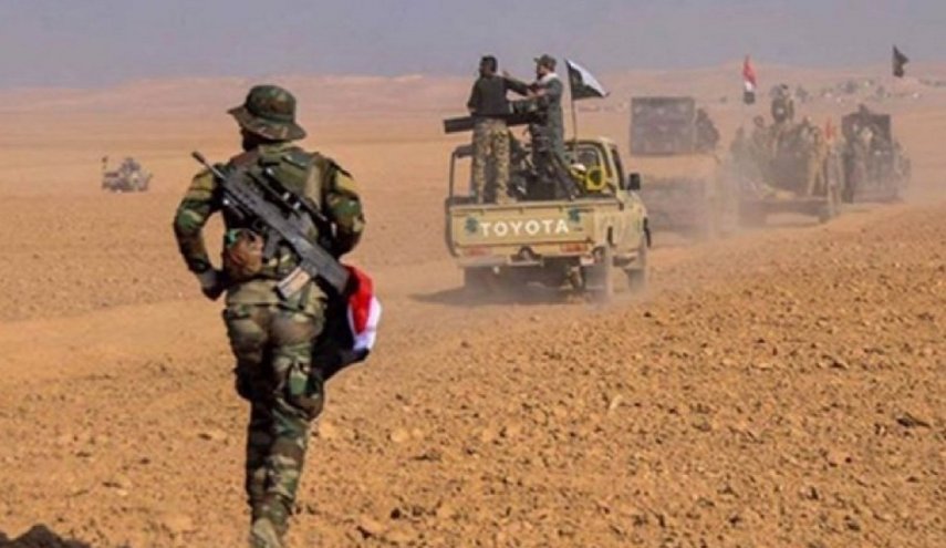 الحشد الشعبي يدمر نفقاً ومضافة لـ”داعش” في الانبار

