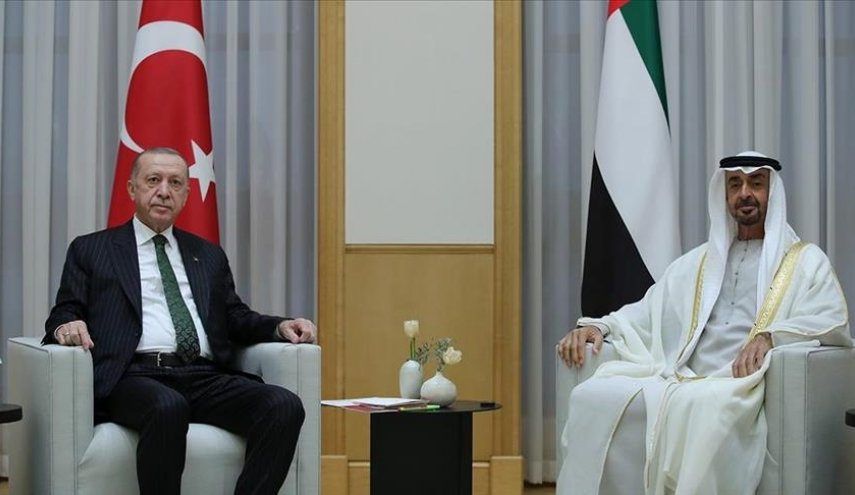 ولي عهد أبوظبي يستقبل أردوغان
