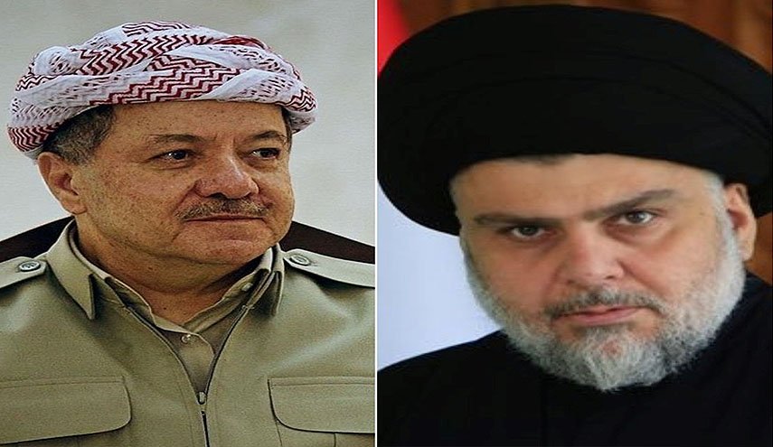 اتفاق السيد الصدر وبارزاني لعقد اجتماع لقوى التحالف الثلاثي