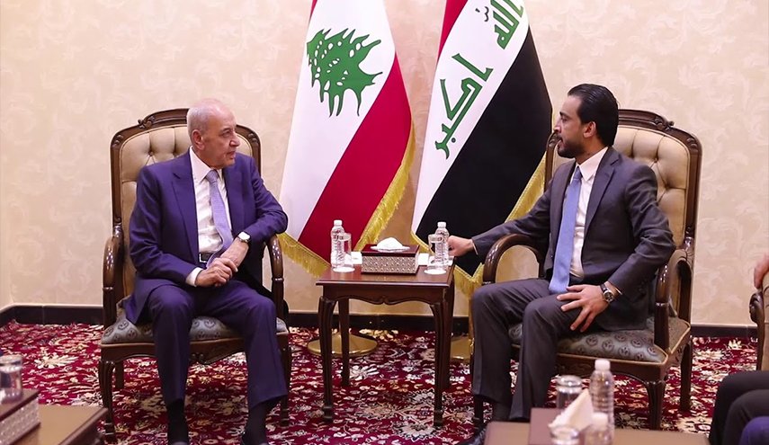 الحلبوسي وبري يبحثان التعاون البرلماني بين العراق ولبنان