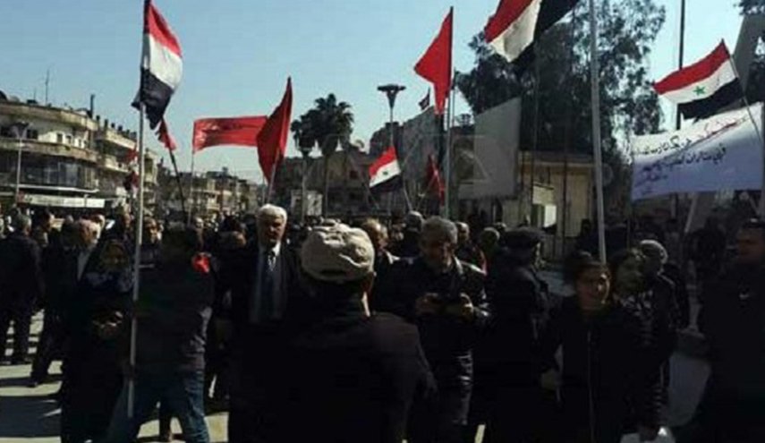 تظاهرة في غويران بالحسكة تنديدا بممارسات ميليشيا 'قسد'