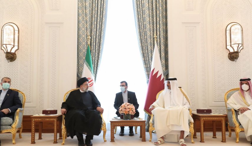 الرئيس الايراني والامير القطري يرعيان توقيع 14 وثيقة للتعاون بين البلدين