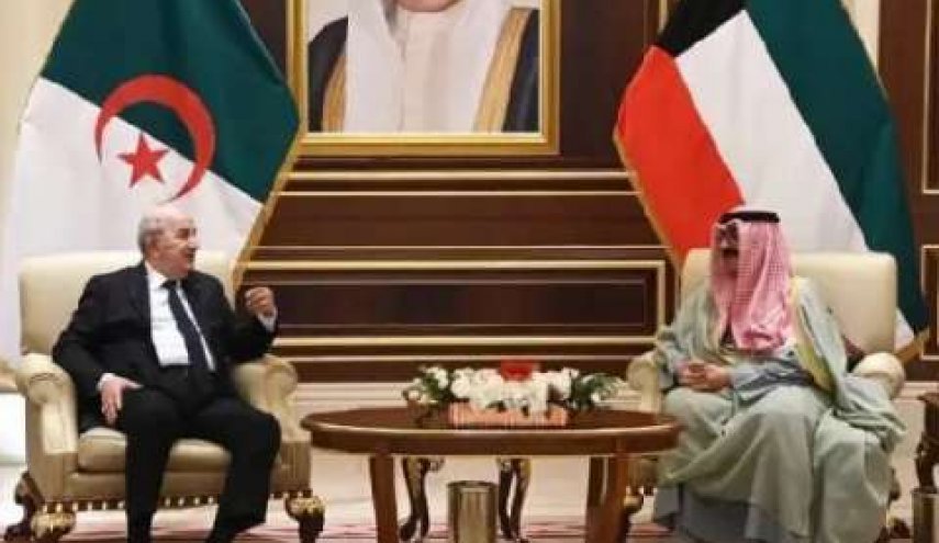 مباحثات بين ولي العهد الكويتي والرئيس الجزائري