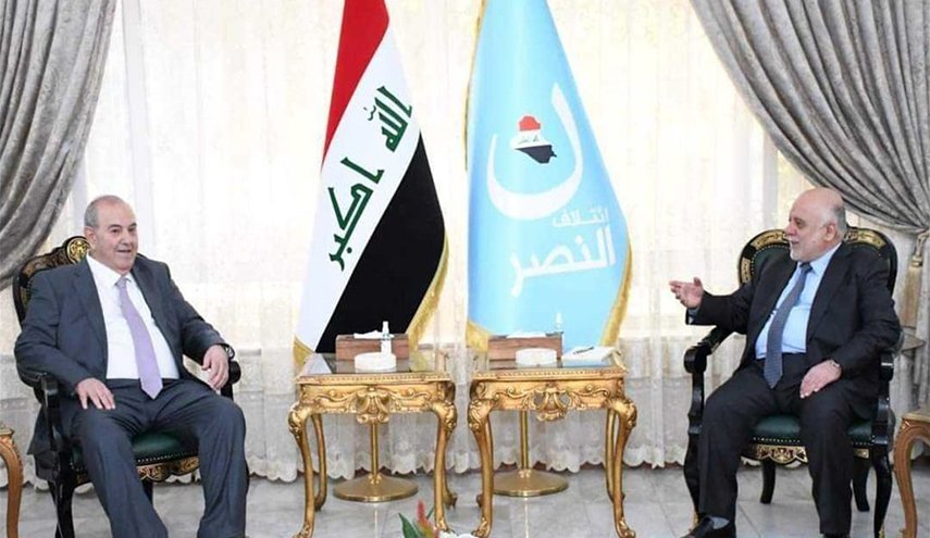 العبادي وعلاوي يناقشان جهود تشكيل الحكومة المقبلة