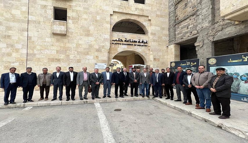 وفد اقتصادي ايراني يزور غرفة صناعة حلب لبحث آفاق التعاون