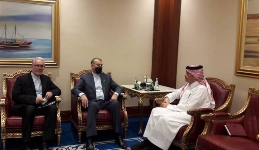 أميرعبداللهيان ونظيره القطري يستعرضان العلاقات الثنائية