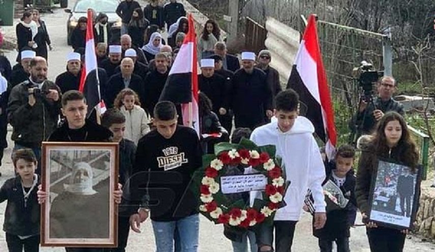 أبناء الجولان المحتل يؤكدون مواصلتهم مسيرة المقاومة
