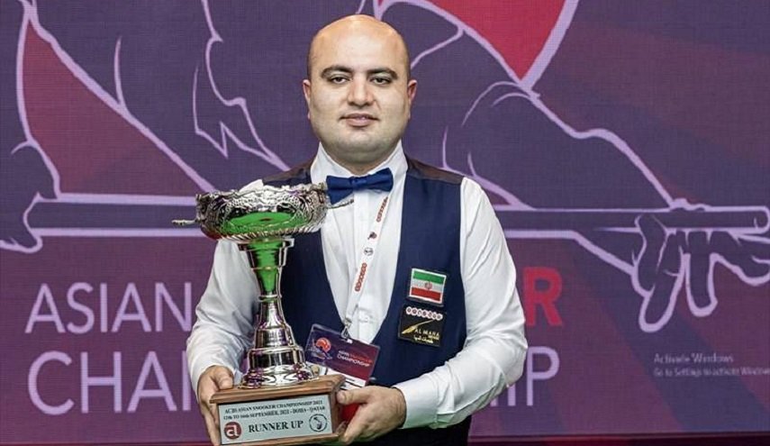 الإيراني أمیر سرخوش بطلا لآسیا في السنوكر